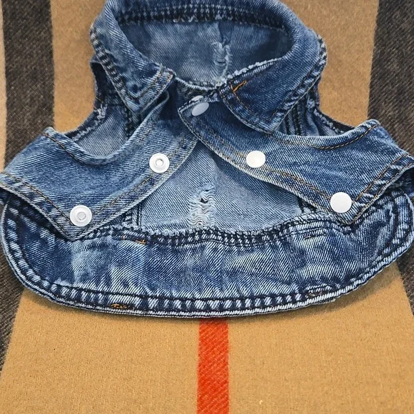 Classic Blue Denim Pet Jackset Size S NWOT - Picture 4 of 5